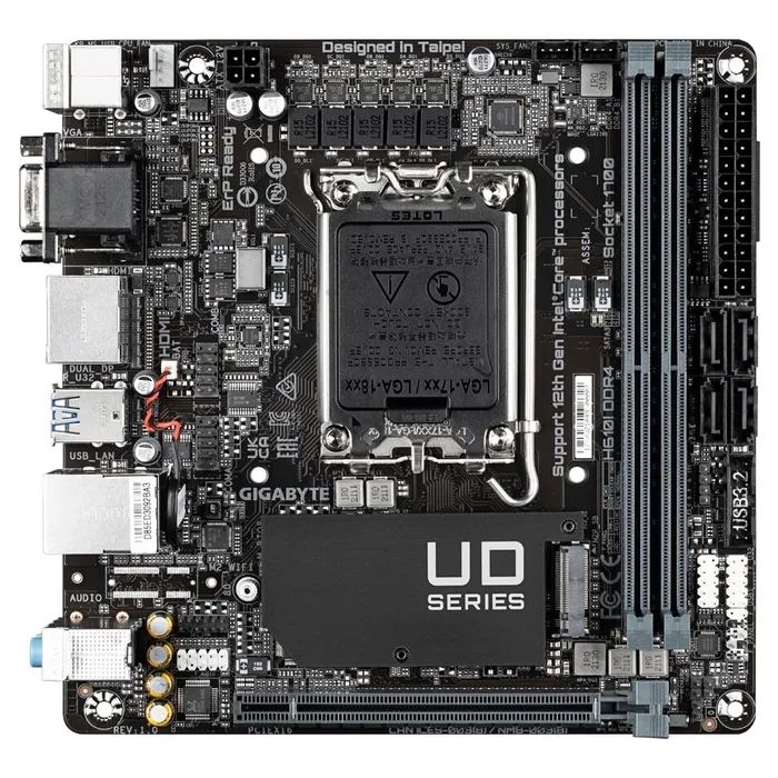 Материнская плата GIGABYTE H610I DDR4 Фото