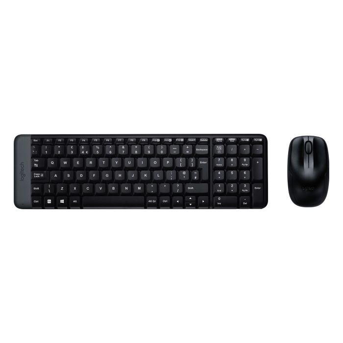 Комплект Logitech MK220 Wireless UA Black Фото