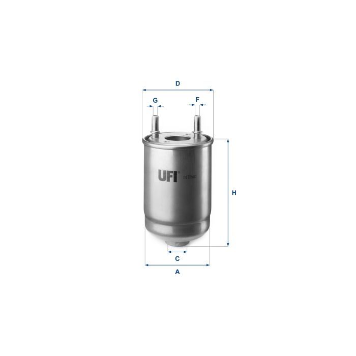 Фильтр топливный UFI 24.186.00 Фото