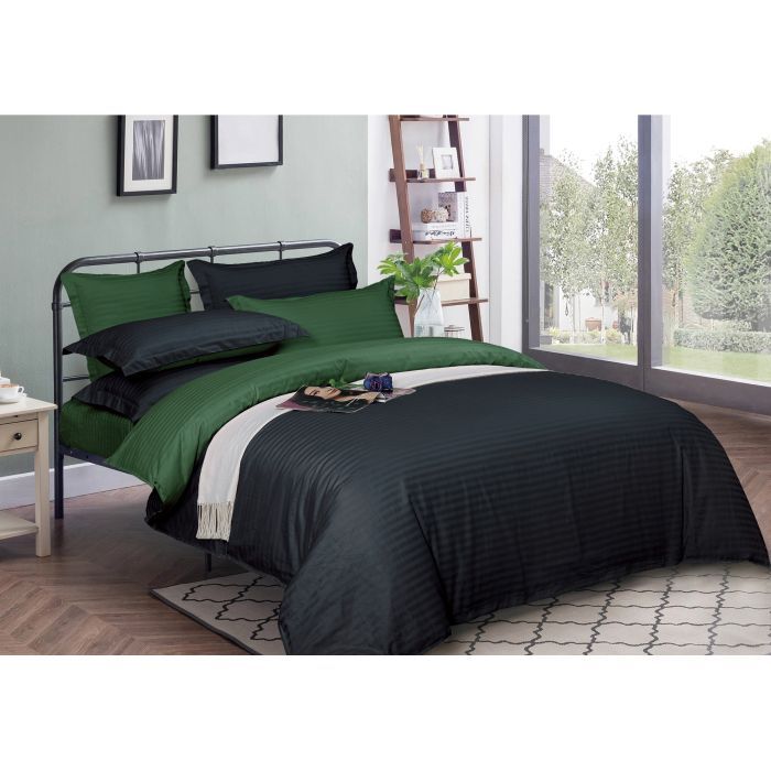 Пододеяльник MirSon Satin Stripe 30-0021 + 30-0017 Serikan 143х210 см Фото