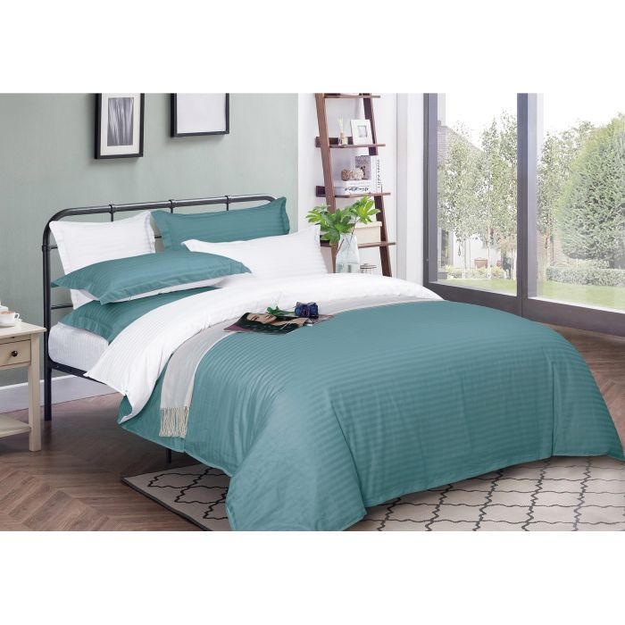 Пододеяльник MirSon Satin Stripe 30-0015 + 30-0001 Galiena 160х220 см Фото