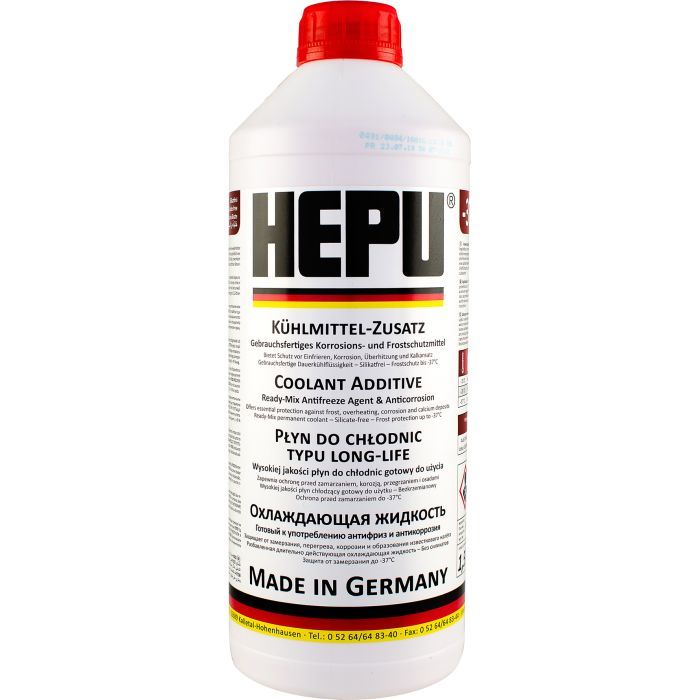Антифриз HEPU 1.5л красный Фото