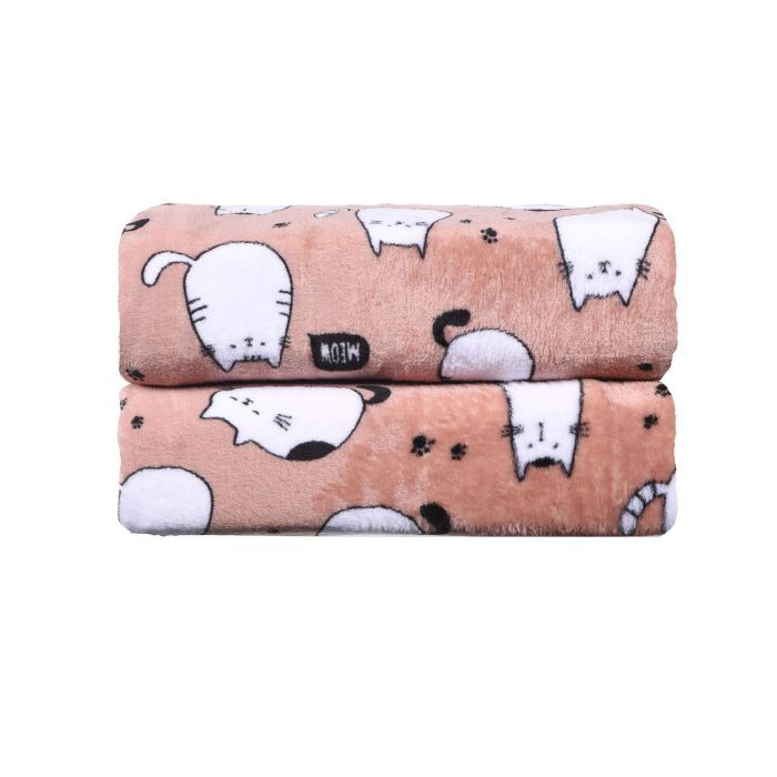 Плед Ardesto Flannel котики, 160х200 см Фото 11