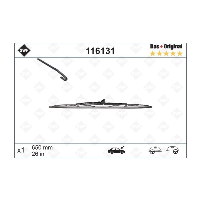 Щетка стеклоочистителя SWF 116131 Фото