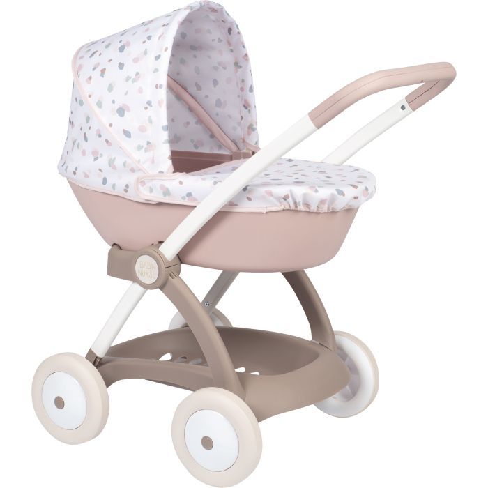 Коляска для кукол Smoby Baby Nurse Модерн Люлька з кошиком Рожева пудра Фото