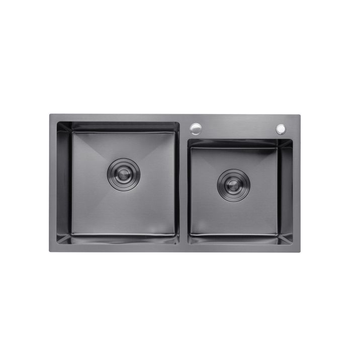 Мойка кухонная Kroner Schwarze-7843ZHM Фото