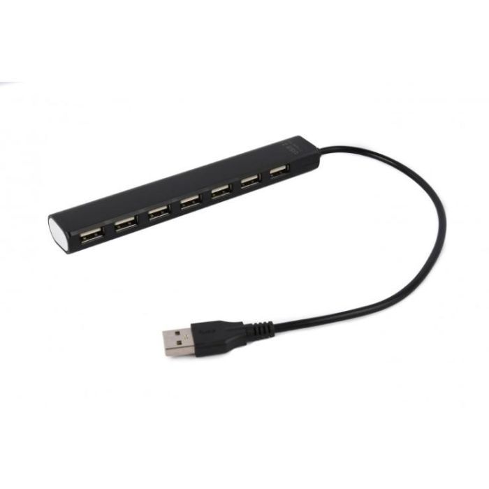 Концентратор Gembird 7 x USB 2.0 black Фото