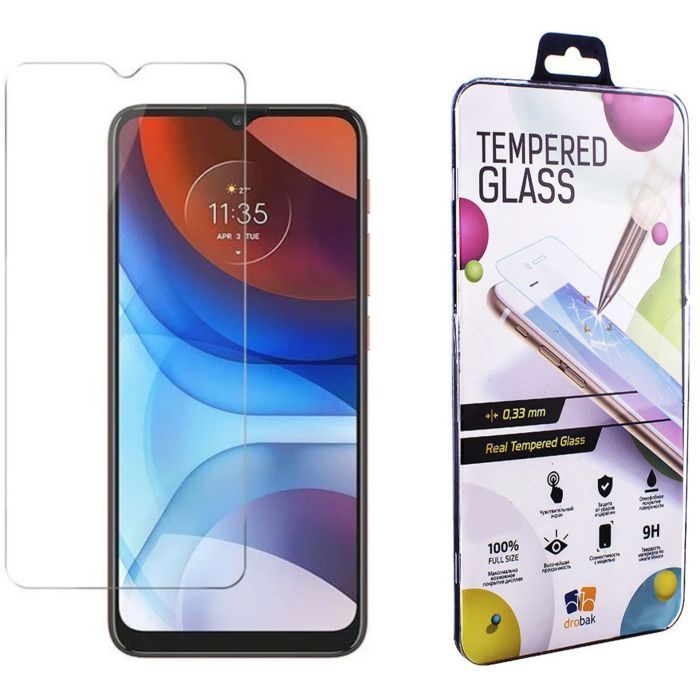Стекло защитное Drobak Motorola E7i Power Фото