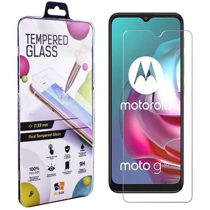 Стекло защитное Drobak Motorola G30 Фото