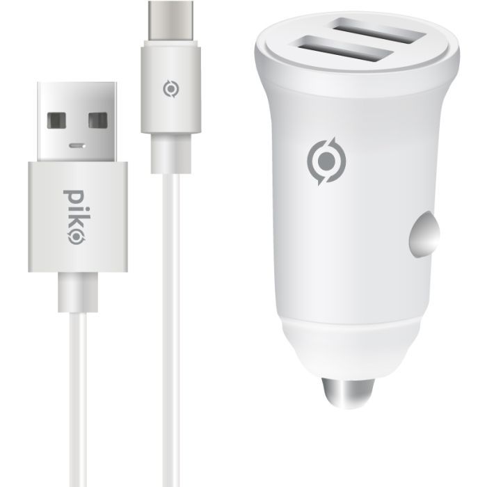 Зарядное устройство Piko CC-312 (2USB3,1A) + USB-C cable Фото