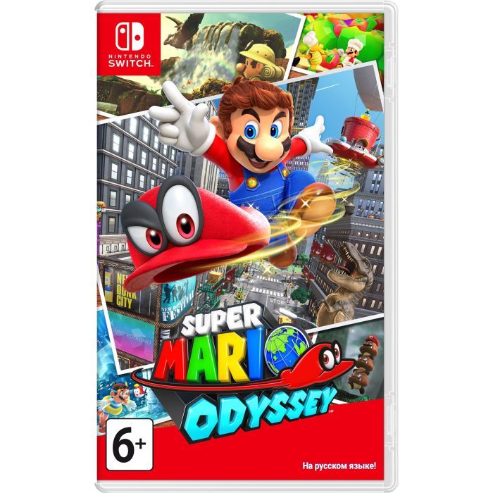 Игра Nintendo Super Mario Odyssey, картридж Фото