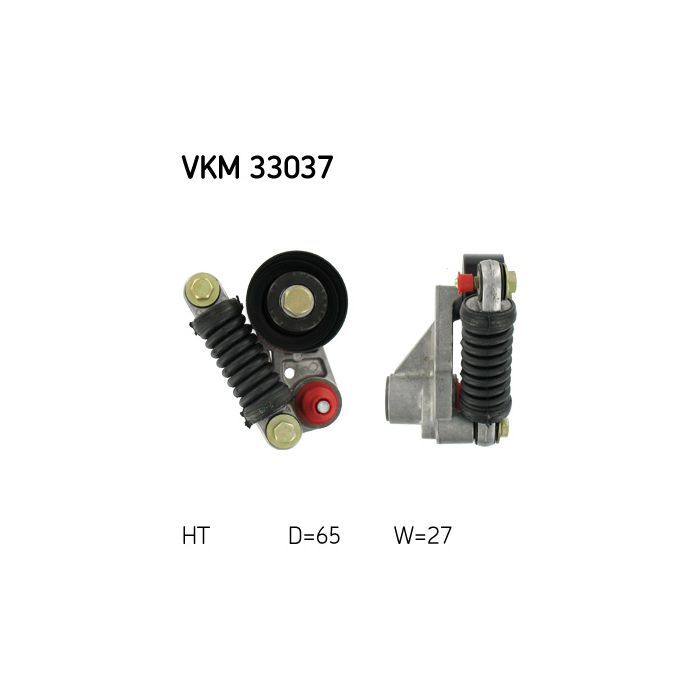 Натяжитель ремня с роликом SKF VKM 33037 Фото