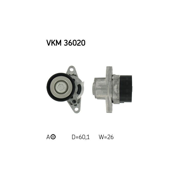 Натяжитель ремня с роликом SKF VKM 36020 Фото