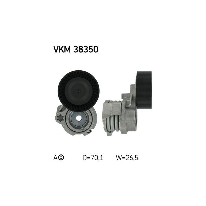 Натяжитель ремня с роликом SKF VKM 38350 Фото