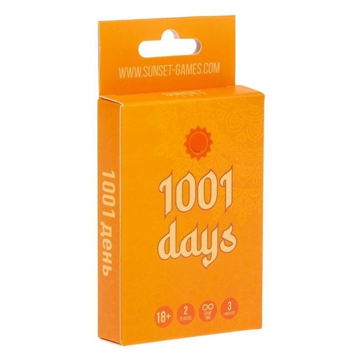 Настольная игра 18+ Sunset Games для пары 1001 День Фото