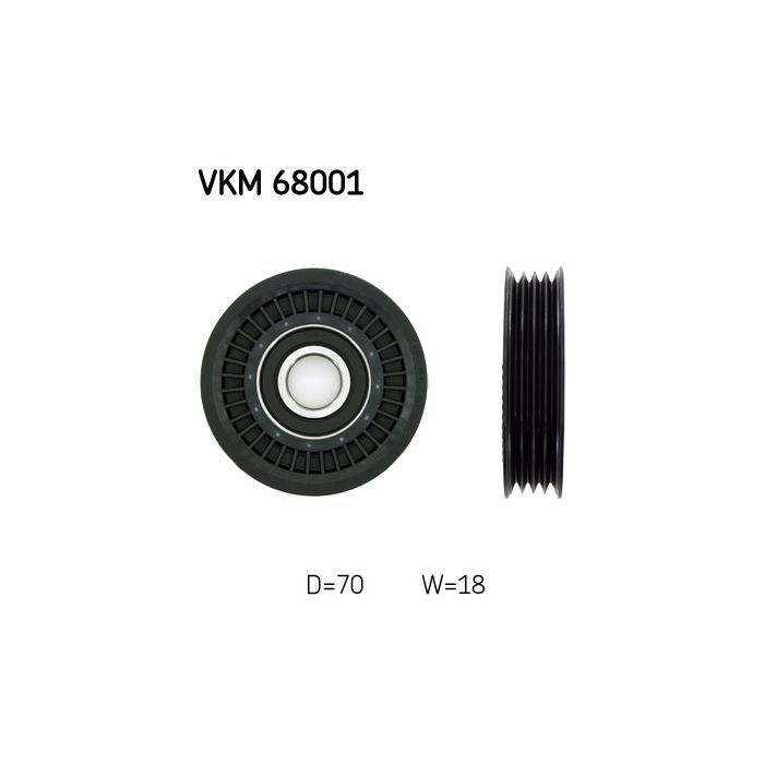 Ролик натяжителя ремня SKF VKM 68001 Фото