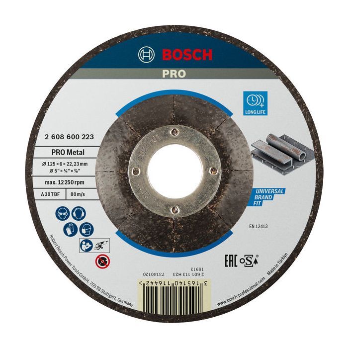 Круг зачистной Bosch по металу 125х22, 2мм Фото