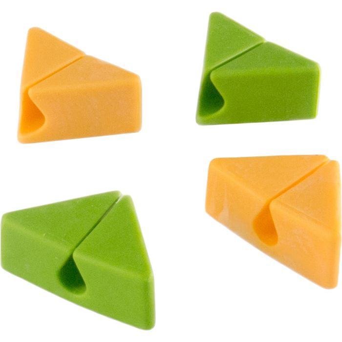 Держатель для кабеля Extradigital CC-965 Cable Clips, Green/Orange Фото