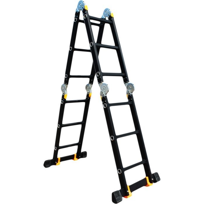 Лестница GTM трансформер 4*3ст. 0,9-3,55м Фото