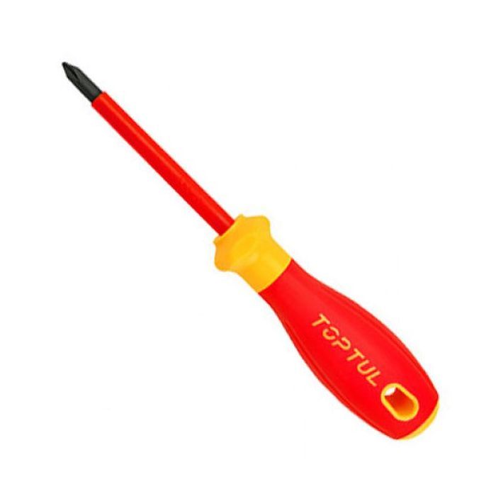 Отвертка Toptul диэлектрическая крестовая PH1x80мм (1000V) VDE Pro Фото