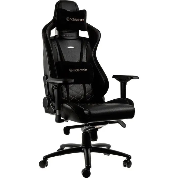 Кресло игровое Noblechairs Epic Series Black/Gold Фото