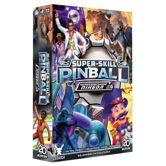 Настольная игра Geekach Games Чемпионский пинбол (Super-Skill Pinball: 4-Cade) Фото