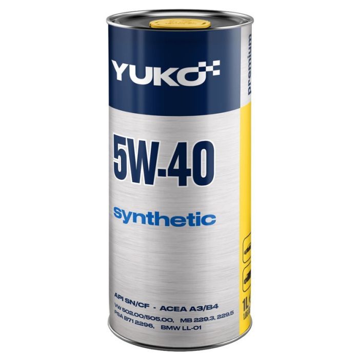 Моторное масло Yuko SYNTHETIC 5W-40 1л Фото