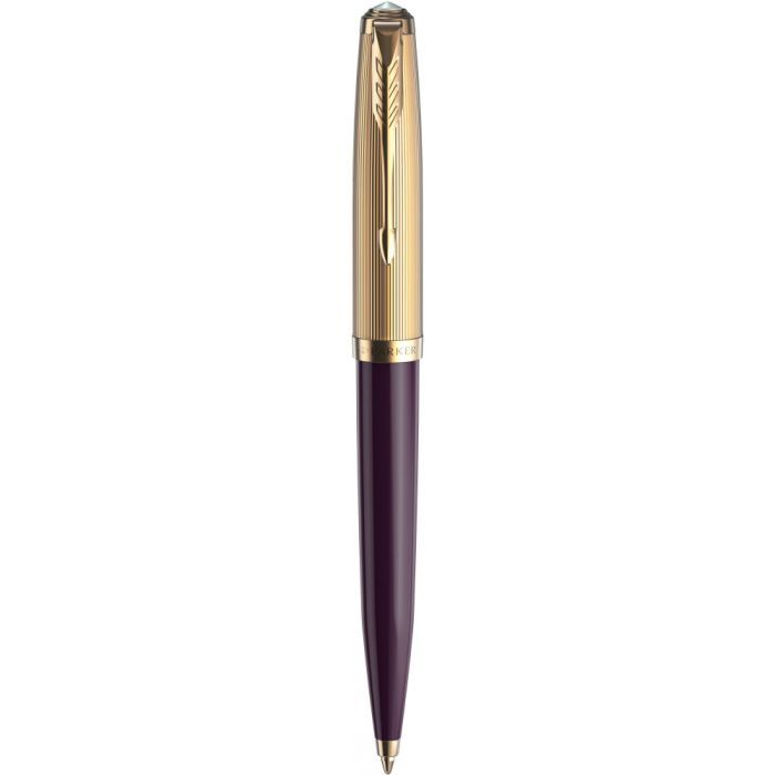 Ручка шариковая Parker 51 Deluxe Plum GT BP Фото