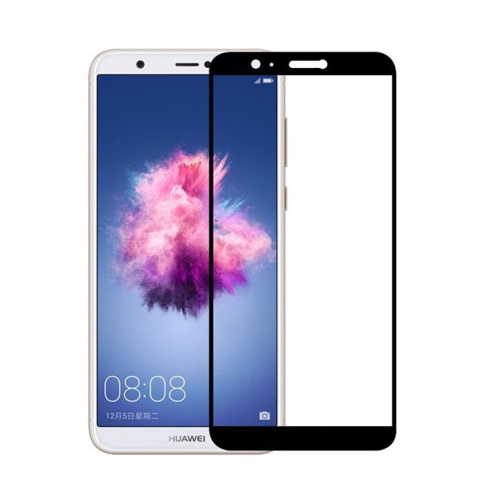 Стекло защитное PowerPlant Full screen Huawei P Smart, Black Фото