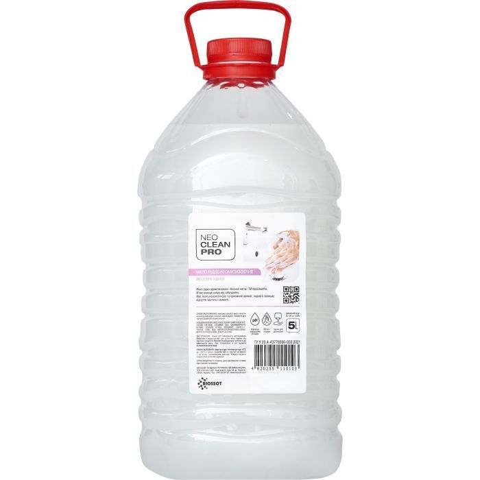 Жидкое мыло Biossot NeoCleanPro Весенние цветы 5 л Фото