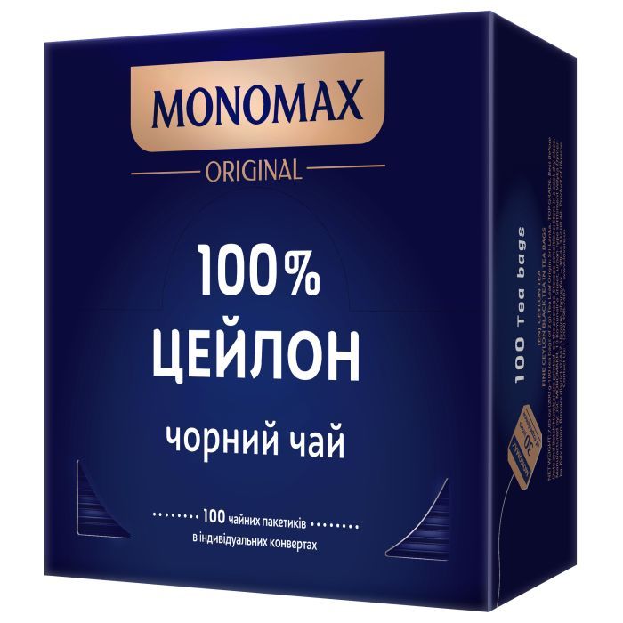 Чай Мономах 100% Цейлон 100х2 г Фото