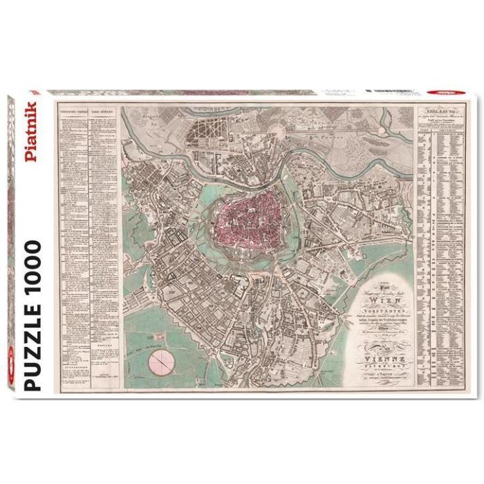 Пазл Piatnik Карта Вены 1824, 1000 элементов Фото
