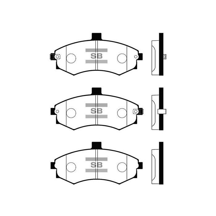 Тормозные колодки HI-Q SP1152 Фото