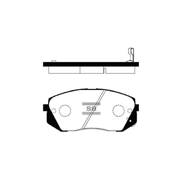 Тормозные колодки HI-Q SP1196 Фото