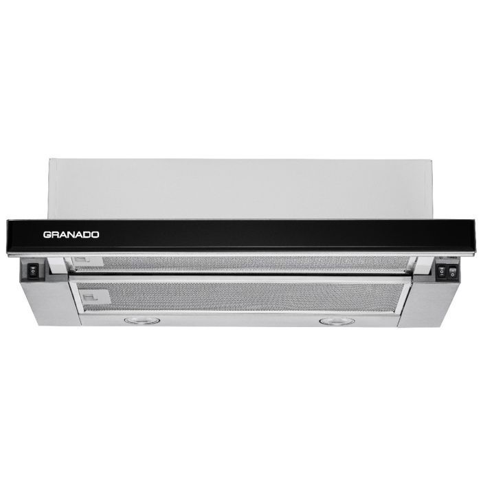 Вытяжка кухонная GRANADO Telde 603-700 inox black glass Фото