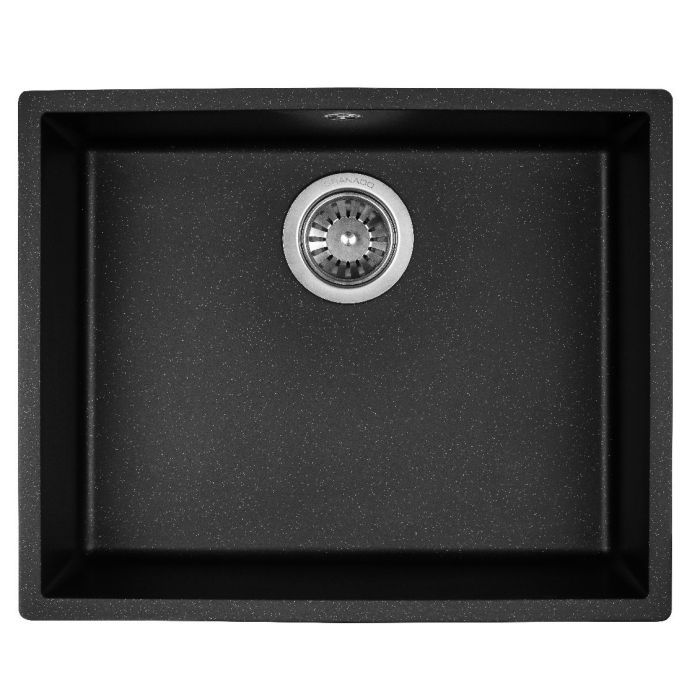 Мойка кухонная GRANADO UNDER TOP MAX black shine Фото