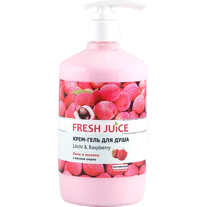 Гель для душа Fresh Juice Litchi & Raspberry 750 мл Фото