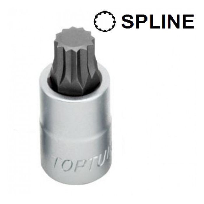 Торцевая головка Toptul SPLINE M14 L55мм 1/2" Фото