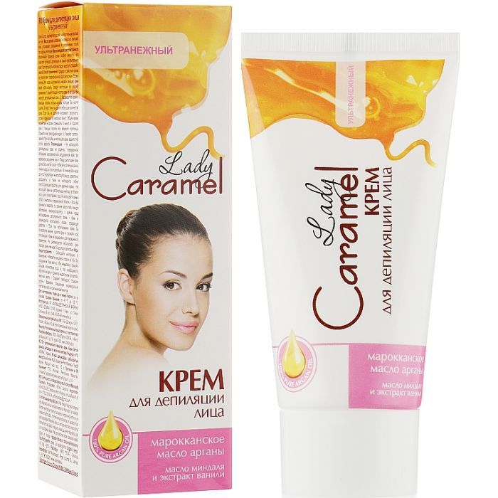 Крем для депиляции Caramel Ультранежный для лица 50 мл Фото