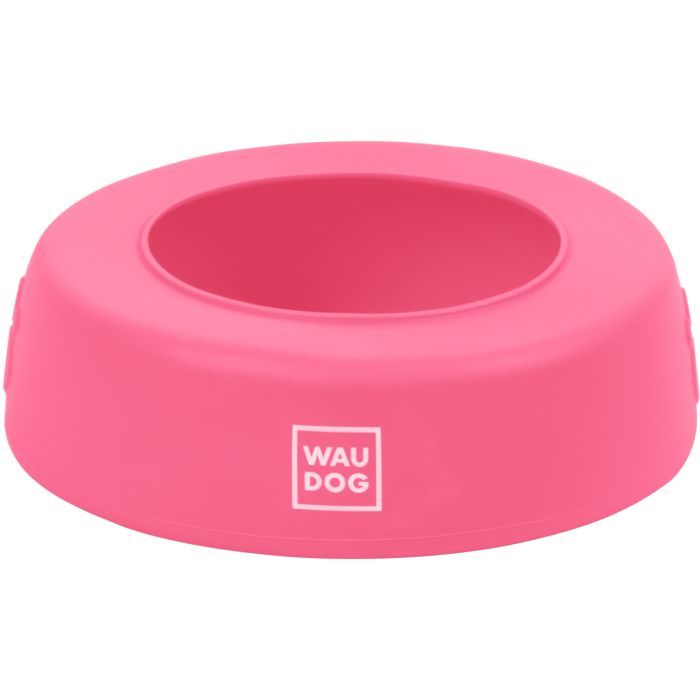 Посуда для собак WAUDOG Silicone Миска-непроливайка 1 л рожева Фото