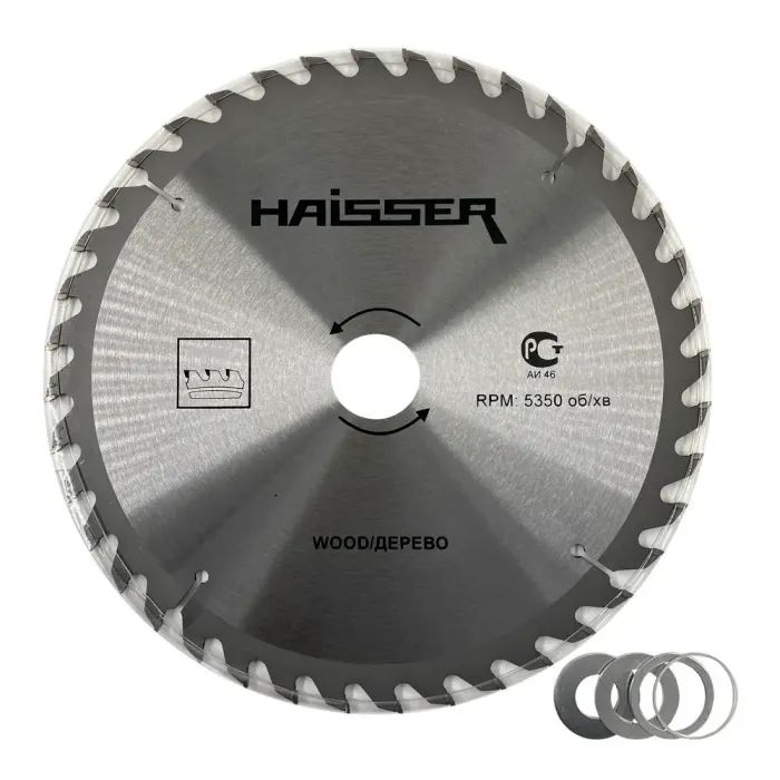 Диск пильный HAISSER по дереву - 190х30 24 зуб. Фото