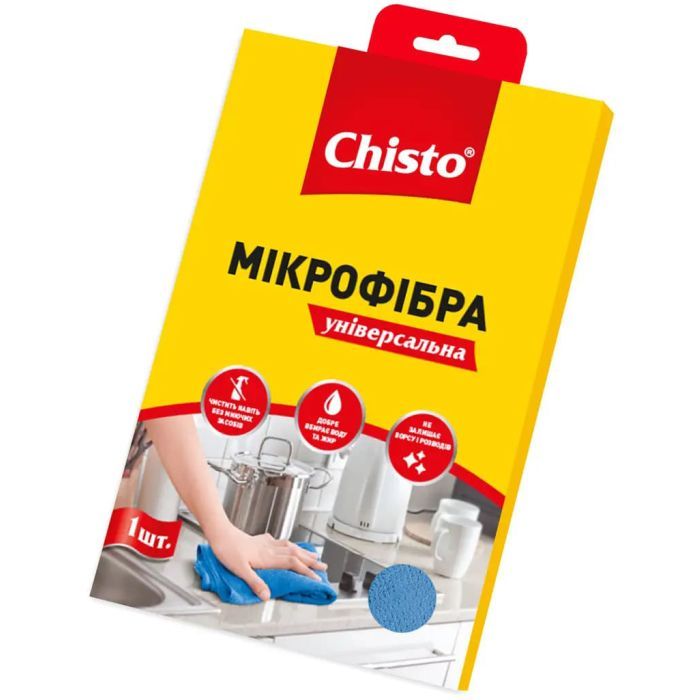 Салфетки для уборки Chisto Микрофибра Универсальная 1 шт. Фото