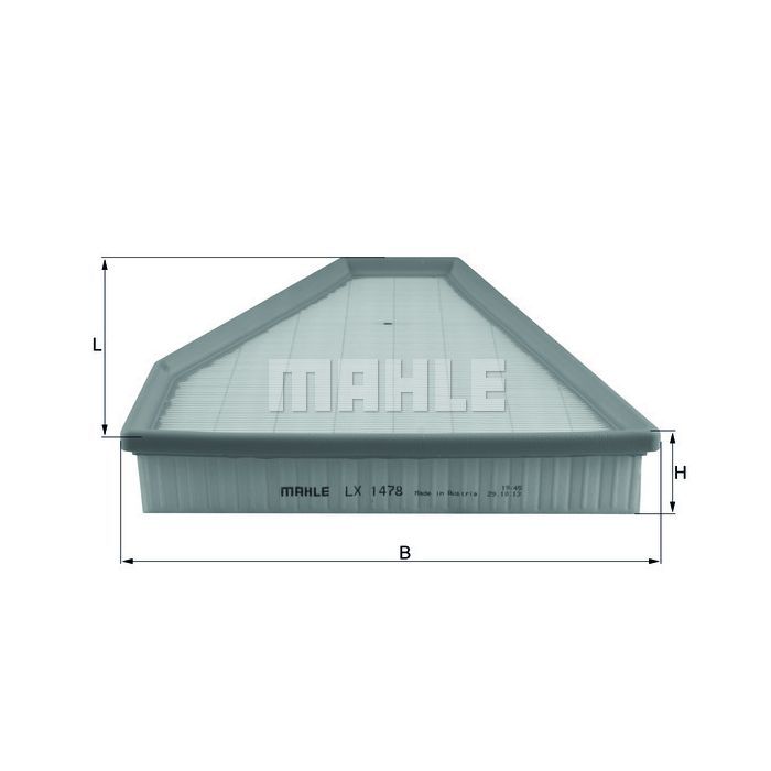 Воздушный фильтр для автомобиля Mahle LX1478 Фото
