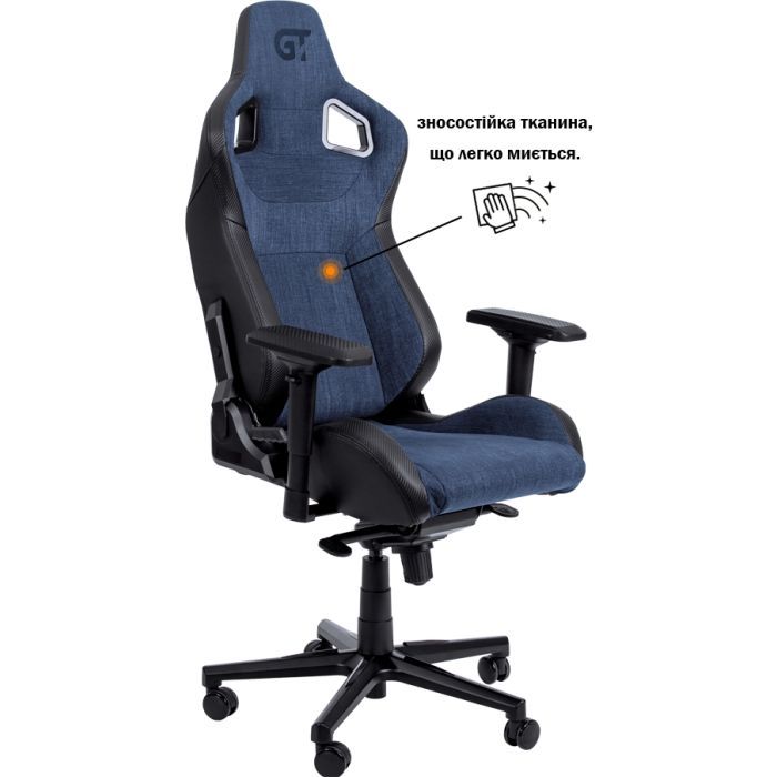 Кресло игровое GT Racer X-8005 Dark Blue/Black Фото