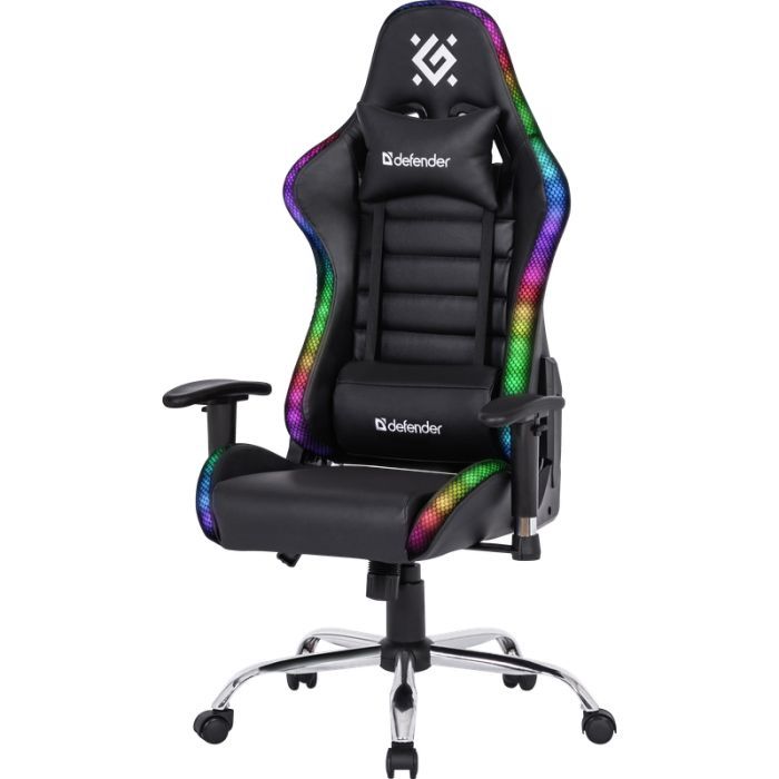 Кресло игровое Defender Ultimate RGB Black Фото