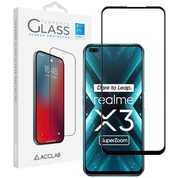 Стекло защитное ACCLAB Full Glue Realme X3 Фото