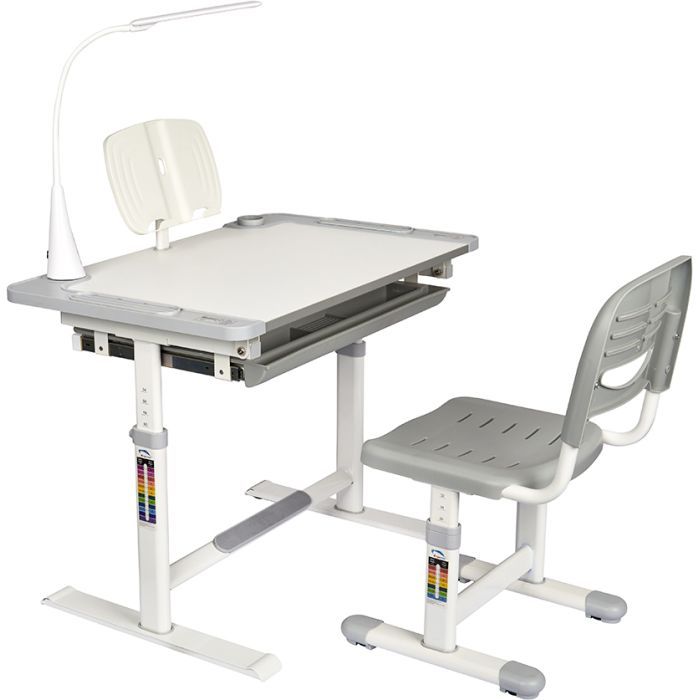 Парта со стулом FunDesk Littonia Grey Фото