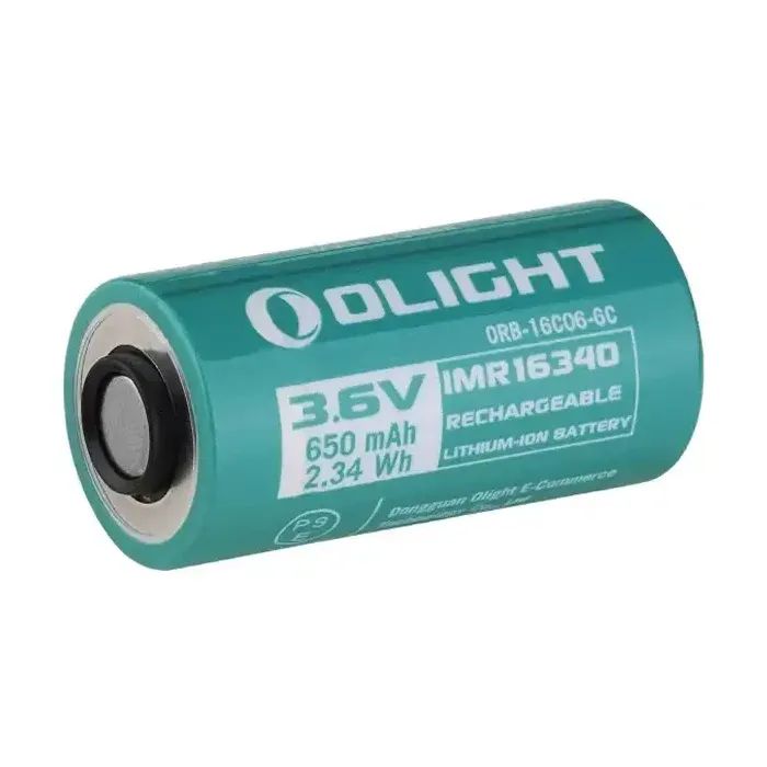 Аккумулятор Olight 16340 3,6V 650 mAh Фото