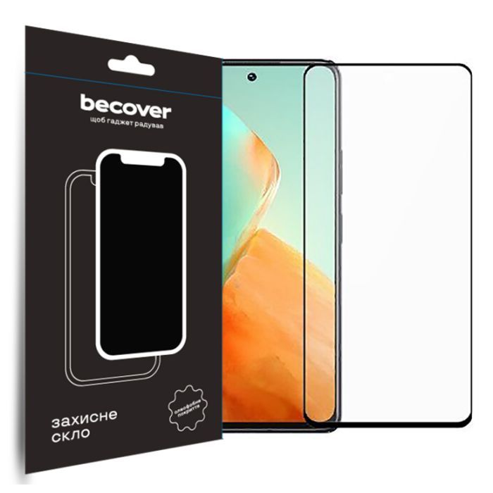 Стекло защитное BeCover Infinix Note 30 NFC (X6833B) Black Фото
