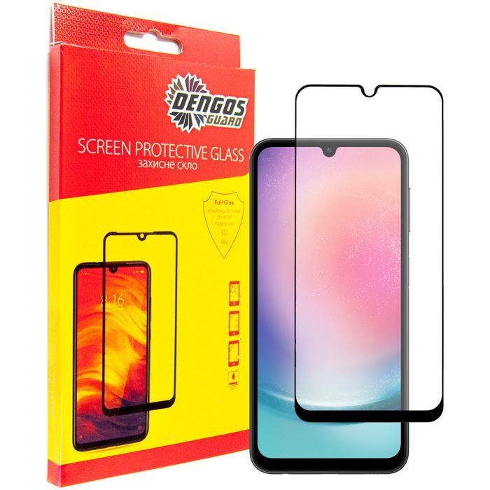 Стекло защитное Dengos Full Glue Samsung Galaxy M34 5G Фото